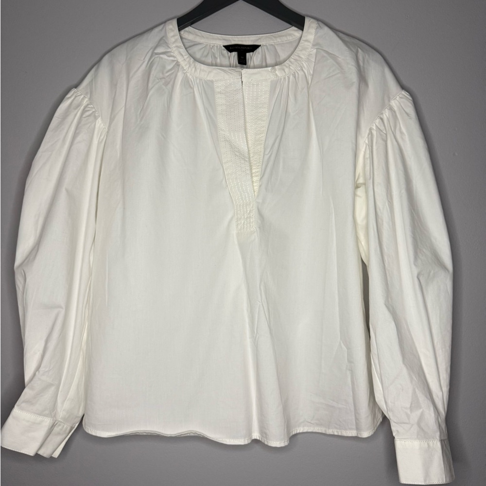 Banana Republic Classic White Blouse